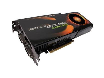 Picture of EVGA 896 P3 1267 T3 GeForce GTX 260 Core 216 Superclocked Edition 896MB 448-bit GDDR3 PCI Express 2.0 x16 HDCP Ready SLI Supported Video Card