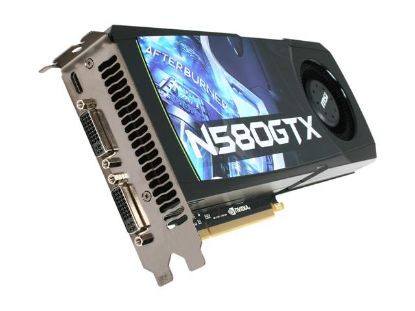 Picture of MSI N580GTX M2D15D5 OC GeForce GTX 580 (Fermi) 1536MB 384-bit GDDR5 PCI Express 2.0 x16 HDCP Ready SLI Support Video Card