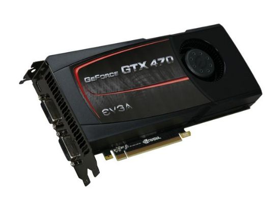 Picture of EVGA 012-P3-1472-AR GeForce GTX 470 (Fermi) SuperClocked 1280MB 320-bit GDDR5 PCI Express 2.0 x16 HDCP Ready SLI Support Video Card