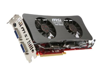 Picture of MSI N275GTX TWIN FROZR GeForce GTX 275 896MB 448-bit GDDR3 PCI Express 2.0 x16 HDCP Ready SLI Support Video Card