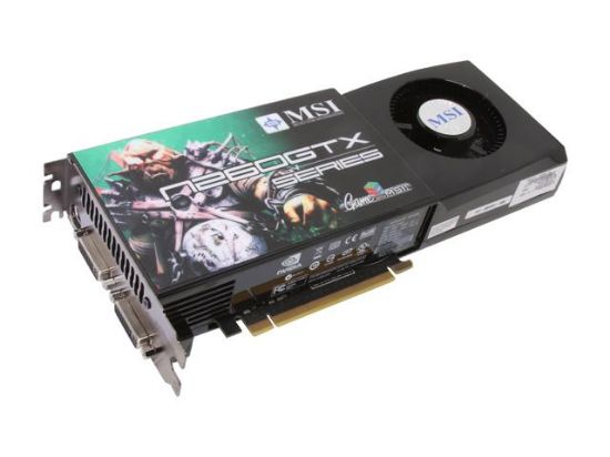 Picture of MSI N260GTX-T2D896 OC GeForce GTX 260 OC 896MB 448-bit GDDR3 PCI Express 2.0 x16 HDCP Ready SLI Support Video Card