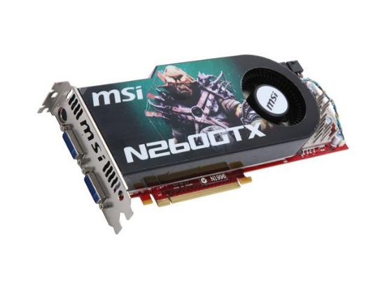 Picture of MSI N260GTX-T2D896-OCV4 GeForce GTX 260 OC 896MB 448-bit GDDR3 PCI Express 2.0 x16 HDCP Ready SLI Support Video Card