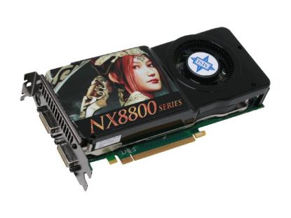 Picture of MSI NX8800GTS 512M OC GeForce 8800GTS (G92) 512MB 256-bit GDDR3 PCI Express 2.0 x16 HDCP Ready SLI Support Video Card