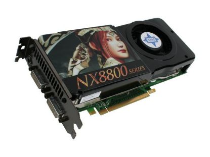 Picture of MSI NX8800GTS T2D512E OC GeForce 8800GTS (G92) 512MB 256-bit GDDR3 PCI Express 2.0 x16 HDCP Ready SLI Support Video Card