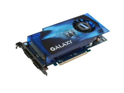 Picture of GALAXY 96GFF6HUUEXV GeForce 9600 GT OC 512MB 256-bit GDDR3 PCI Express 2.0 x16 HDCP Ready SLI Supported Video Card