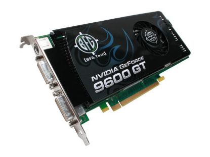 Picture of BFG BFGE96512GTE GeForce 9600 GT 512MB 256-bit GDDR3 PCI Express 2.0 x16 HDCP Ready SLI Support Video Card