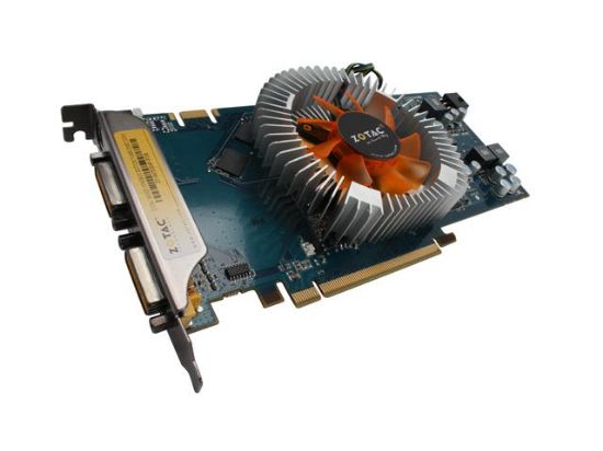 Picture of ZOTAC ZT96TES4PFDR GeForce 9600 GT 512MB 256-bit GDDR3 PCI Express 2.0 x16 HDCP Ready SLI Support Video Card