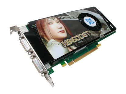 Picture of MSI N9600GTT2D512OC GeForce 9600 GT 512MB 256-bit GDDR3 PCI Express 2.0 x16 HDCP Ready SLI Support Video Card