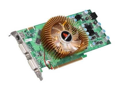 Picture of BIOSTAR VN9603TD52 BS20R GeForce 9600 GT 512MB 256-bit DDR3 PCI Express 2.0 x16 HDCP Ready Video Card
