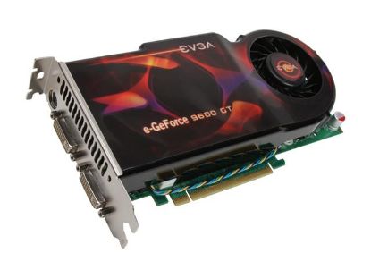 Picture of EVGA 512 P3 N860 A1 GeForce 9600 GT 512MB 256-bit GDDR3 PCI Express 2.0 x16 HDCP Ready SLI Support Video Card