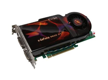 Picture of EVGA 512-P3-N860-TR GeForce 9600 GT 512MB 256-bit GDDR3 PCI Express 2.0 x16 HDCP Ready SLI Support Video Card