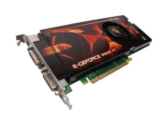 Picture of EVGA 512-P3-N862-TR GeForce 9600 GT 512MB 256-bit GDDR3 PCI Express 2.0 x16 HDCP Ready SLI Support Video Card