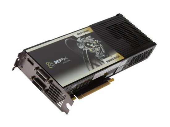 Picture of XFX PV-T98U ZHDU GeForce 9800 GX2 1GB 512-bit GDDR3 PCI Express 2.0 x16 HDCP Ready SLI Support Video Card