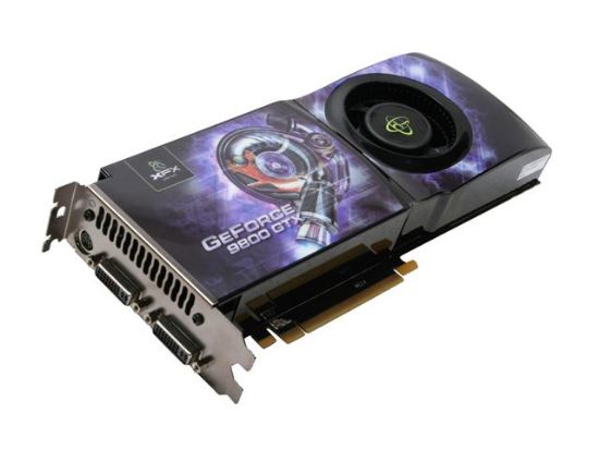 Picture of XFX PVT98FYDFU GeForce 9800 GTX(G92) 512MB 256-bit GDDR3 PCI Express 2.0 x16 HDCP Ready SLI Support Video Card