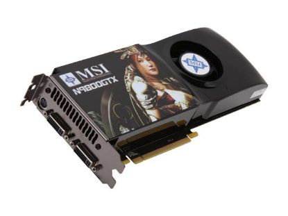 Picture of MSI N9800GTX T2D512 OC GeForce 9800 GTX 512MB 256-bit GDDR3 PCI Express 2.0 x16 HDCP Ready SLI Support Video Card