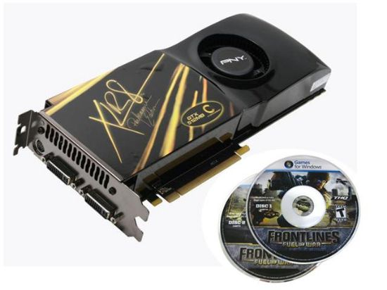 Picture of PNY VCG98GTXXPB-OC-FLB XLR8 GeForce 9800 GTX 512MB 256-bit GDDR3 PCI Express 2.0 x16 HDCP Ready SLI Support Video Card