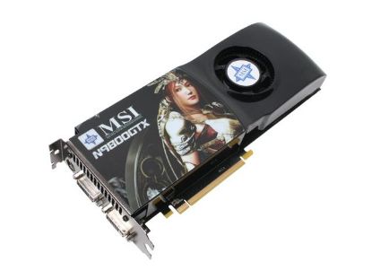 Picture of MSI N9800GTX T2D512 GeForce 9800 GTX 512MB 256-bit GDDR3 PCI Express 2.0 x16 HDCP Ready SLI Support Video Card