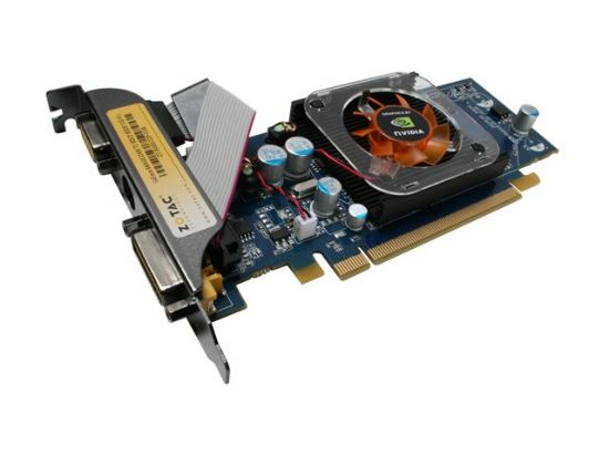 Picture of ZOTAC ZT84SEG2PFSR GeForce 8400 GS 256MB 64-bit GDDR2 PCI Express x16 HDCP Ready Video Card