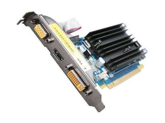 Picture of ZOTAC ZT84MEG5MHSL GeForce 8400 GS 256MB 64-bit DDR2 PCI Express 2.0 x16 HDCP Ready Low Profile Ready Video Card