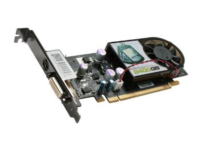 Picture of XFX PV T86S WML4 GeForce 8400GS 256MB 64-bit GDDR2 PCI Express x16 HDCP Ready Low Profile Ready Video Card