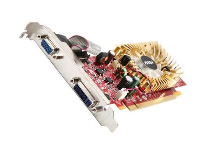 Picture of MSI N8400GS D512 GeForce 8400 GS 512MB 64-bit DDR2 PCI Express 2.0 x16 HDCP Ready Low Profile Ready Video Card