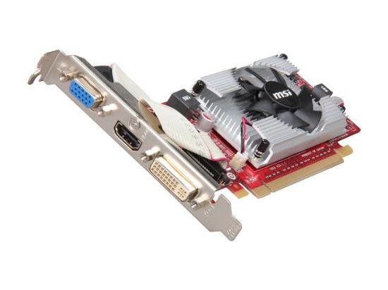 Picture of MSI N8400GS MD256 TC GeForce 8400 GS 512MB Turbocache (256M) 64-bit PCI Express 2.0 x16 HDCP Ready Low Profile Ready Video Card