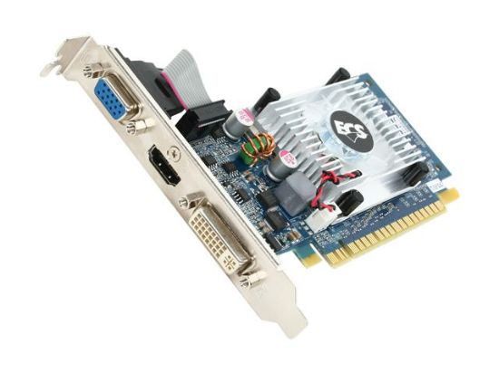 Picture of ECS N8400GSC-1GQS-F GeForce 8400 GS 1GB 64-bit DDR2 PCI Express 2.0 x16 HDCP Ready Video Card