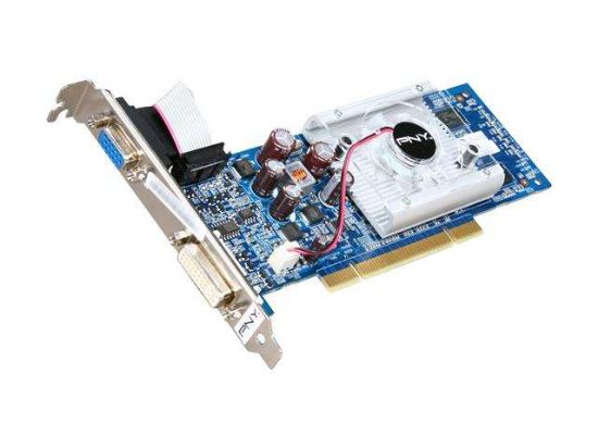 Picture of PNY VCG84512SPPB Verto GeForce 8400 GS 512MB 64-bit DDR2 PCI HDCP Ready Low Profile Video Card