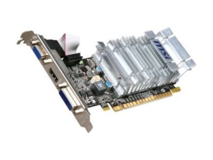 Picture of MSI N8400GS MD1GD3H LP GeForce 8400 GS 1GB 64-bit DDR3 PCI Express 2.0 x16 HDCP Ready Low Profile Video Card