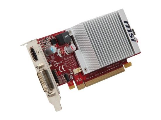 Picture of MSI N8400GS MD256H/TC GeForce 8400 GS 512MB Turbocache (256M) 64-bit PCI Express 2.0 x16 HDCP Ready Low Profile Video Card