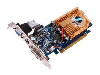 Picture of GALAXY 84GEE6HDFEXN GeForce 8400 GS 256MB 64-bit GDDR2 PCI Express x16 Low Profile Ready Video Card