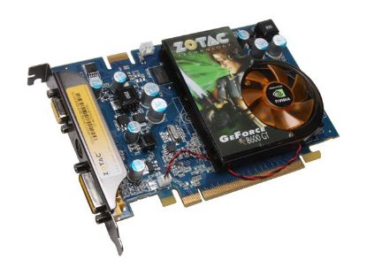 Picture of ZOTAC ZT-86TEK3P-FS GeForce 8600 GT 1GB 128-bit GDDR2 PCI Express x16 HDCP Ready SLI Support Video Card