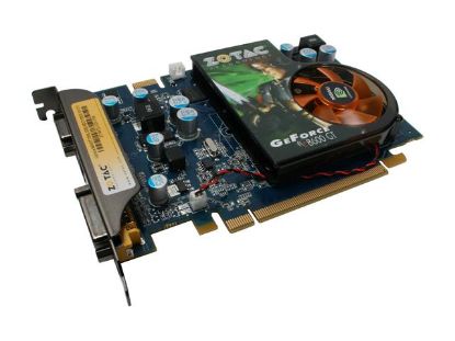 Picture of ZOTAC ZT-86TEG2P-FSR GeForce 8600 GT 256MB 128-bit GDDR2 PCI Express x16 HDCP Ready SLI Support Video Card