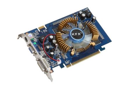 Picture of GALAXY 86GFE8HDFEXX GeForce 8600 GT 512MB 128-bit GDDR2 PCI Express x16 SLI Support Video Card