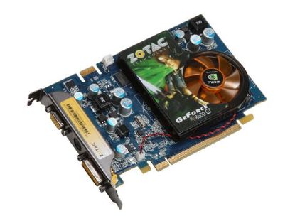 Picture of ZOTAC ZT 86TEK2P FSL GeForce 8600 GT 1GB 128-bit GDDR2 PCI Express x16 HDCP Ready SLI Support Video Card