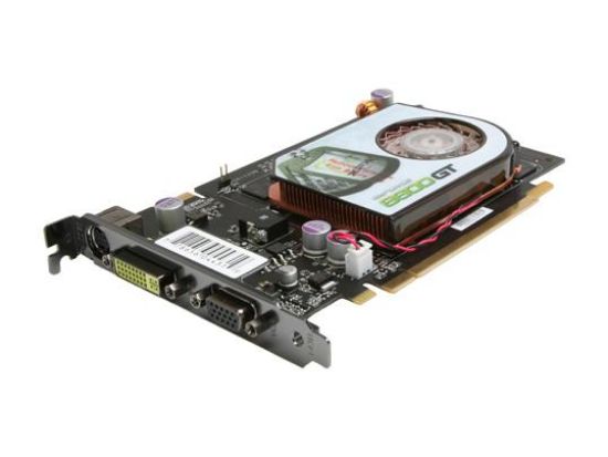 Picture of XFX PV T84J YAJG GeForce 8600 GT 512MB 128-bit GDDR2 PCI Express x16 SLI Support Video Card