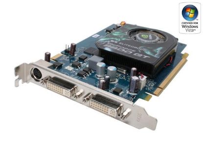 Picture of ECS N8600GT-256MX+ N8600GT-256MX GeForce 8600 GT 256MB 128-bit GDDR3 PCI Express x16 SLI Support Video Card