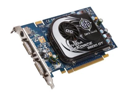 Picture of BFG BFGE86512GTOCFE GeForce 8600 GT 512MB 128-bit GDDR3 PCI Express x16 HDCP Ready SLI Support Video Card