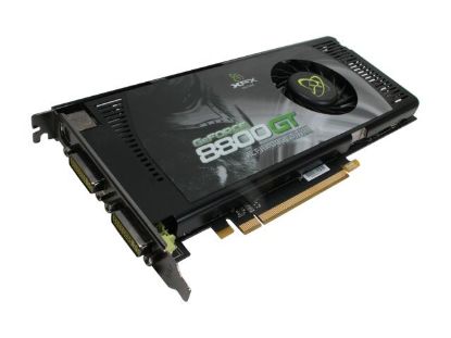 Picture of XFX PV T88P YDQ4 GeForce 8800 GT 512MB 256-bit GDDR3 PCI Express 2.0 x16 HDCP Ready SLI Support Video Card