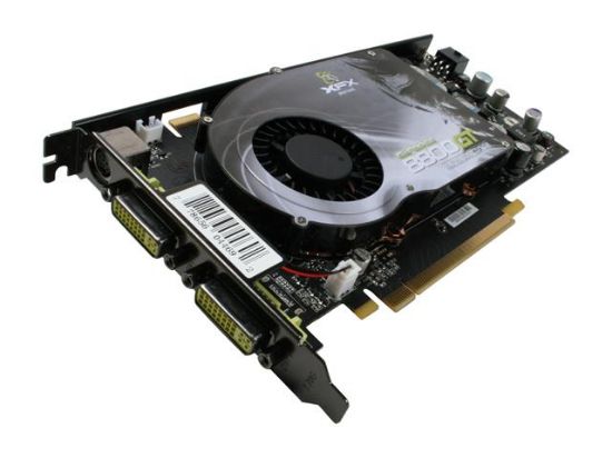 Picture of XFX PV-T88P-UHD4 GeForce 8800GT XXX 256MB 256-bit GDDR3 PCI Express 2.0 x16 HDCP Ready SLI Supported Video Card