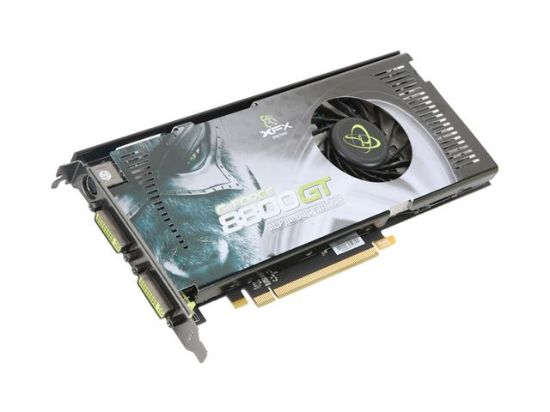 Picture of XFX PV-T88P YDD4 GeForce 8800GT XXX 512MB 256-bit GDDR3 PCI Express 2.0 x16 HDCP Ready SLI Supported Video Card