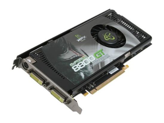 Picture of XFX PVT88PUDD4 GeForce 8800 GT 256MB 256-bit GDDR3 PCI Express 2.0 x16 HDCP Ready SLI Support Video Card