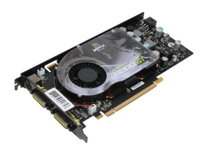 Picture of XFX PV T88P YHE4 GeForce 8800GT Extreme 512MB 256-bit GDDR3 PCI Express 2.0 x16 HDCP Ready SLI Supported Video Card