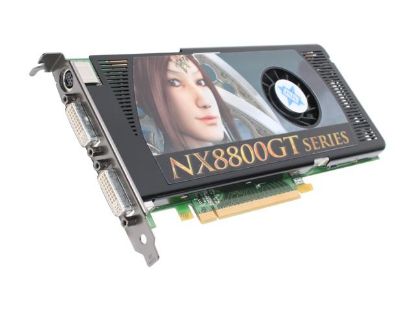 Picture of MSI NX8800GT T2D512E OC GeForce 8800GT 512MB 256-bit GDDR3 PCI Express 2.0 x16 HDCP Ready SLI Supported Video Card