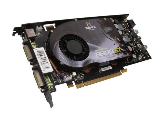 Picture of XFX PV-T88P-YHFU GeForce 8800 GT 512MB 256-bit GDDR3 PCI Express 2.0 x16 HDCP Ready SLI Support Video Card