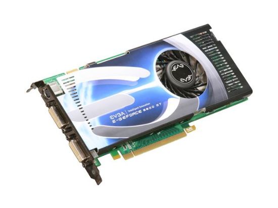 Picture of EVGA 512P3N802DX GeForce 8800GT 512MB 256-bit GDDR3 PCI Express 2.0 x16 HDCP Ready SLI Supported Video Card