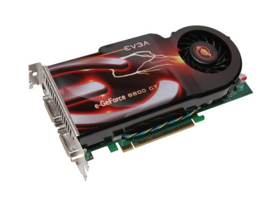 Picture of EVGA 512-P3-N800-TR GeForce 8800 GT 512MB 256-bit GDDR3 PCI Express 2.0 x16 HDCP Ready SLI Support Video Card