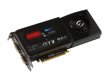 Picture of EVGA 017P31165AR GeForce GTX 260 1792MB 448-bit DDR3 PCI Express 2.0 x16 HDCP Ready SLI Support Video Card