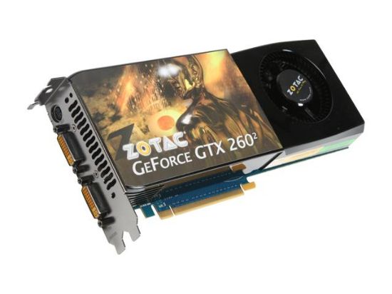 Picture of ZOTAC ZTX26E3KDFSP GeForce GTX 260 896MB 448-bit GDDR3 PCI Express 2.0 x16 HDCP Ready SLI Support Video Card