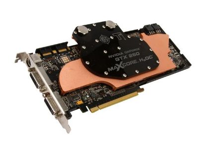 Picture of BFG BFGEGTX260MC896H2OCWE GeForce GTX 260 H2OC 896MB 448-bit GDDR3 PCI Express 2.0 x16 HDCP Ready SLI Supported Video Card